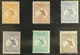 1913 'ROOS (watermark Wide Crown) 4d To 2s Complete, SG 6/12, Fine Fresh Mint. (6 Stamps) For More Images, Please Visit  - Andere & Zonder Classificatie