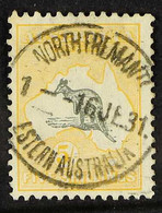 1929-30 5s Grey And Yellow Kangaroo, SG 111, Fine Almost Full Upright 1931 North Freemantle Cds Used. For More Images, P - Andere & Zonder Classificatie