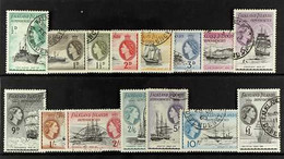 1954-62 "Ships" Pictorial Complete Set, SG G26/40, Very Fine Cds Used (15 Stamps) For More Images, Please Visit Http://w - Falklandinseln