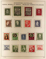 1949-2018 COMPLETE SUPERB USED COLLECTION In Two Schaubek Albums, All Different, Includes 1949 30pf UPU, Assembly & Cent - Altri & Non Classificati