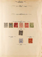 1876-1942 FABULOUS 'OLDE TYME' COLLECTION On Pages, Mint & Used Virtually All Different Stamps, Includes A Few 1876-78 L - Iran