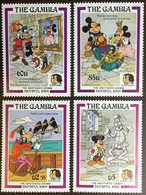 Gambia 1985 Brothers Grimm Disney MH - Gambia (1965-...)