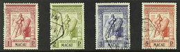 1938 Alfonso De Albuquerque 1p To 5p Definitive Top Values (SG 378/81, Scott 302/05), Fine Used. (4 Stamps) For More Ima - Altri & Non Classificati