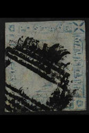 1859 2d Blue "Lapirot", Worn Impression, SG 39, Used With Close/cut Into Margins. For More Images, Please Visit Http://w - Mauritius (...-1967)