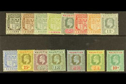 1910 Ed VII Set Complete, Wmk MCA, SG 181/95, Very Fine Mint. (15 Stamps) For More Images, Please Visit Http://www.sanda - Mauritius (...-1967)