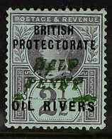 OIL RIVERS ½d On 2½d, SG Type 10 Surcharge In Green, SG 35, Good To Fine Mint. For More Images, Please Visit Http://www. - Sonstige & Ohne Zuordnung