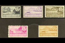 GUINEA 1949 San Carlos Bay Peseta Top Values 1p - 10p, SG 342/346, Never Hinged Mint (5 Stamps) For More Images, Please  - Altri & Non Classificati
