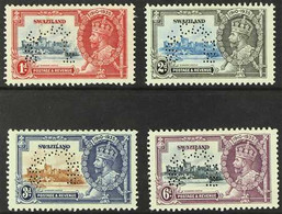 1935 Silver Jubilee Set Perforated "SPECIMEN," SG 21s/24s, Mint, Large Part Og (4 Stamps). For More Images, Please Visit - Swasiland (...-1967)