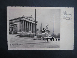 30.10  Parlament Im Winter 1953 - Ringstrasse