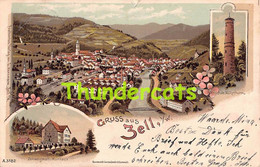 CPA LITHO GRUSS AUS ZELL IM WIESENTHAL - Zell