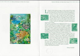 France 2007 Y&T BF 107. Document Officiel. Nature XII. Pétrel, Iguane Des Antilles, Racoon Et Jaguar - Altri & Non Classificati