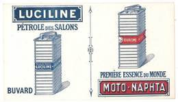 Buvard Luciline, Pétrole Des Salons , ESSENCE, Moto Naphta - Gas, Garage, Oil