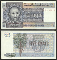 BURMA - 5 Kyats ND (1973) P# 57 Asia Banknote - Edelweiss Coins . - Myanmar