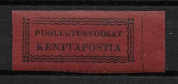 FINLAND Känttapostia  WWII 1941 Military Feldpost - Militaires