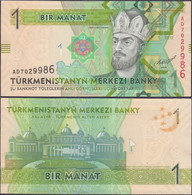 TURKMENISTAN - 1 Manat 2012 KM# 29a Asia Banknote - Edelweiss Coins - Turkménistan