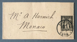 France Bande De Journal N°83-BJ1 Le Mans Pour MONACO 10.10.1894 - 2 Photos - (C1163) - Bandas Para Periodicos