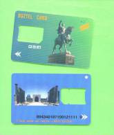 UZBEKISTAN - SIM Frame Phonecard/Statue - Uzbekistan