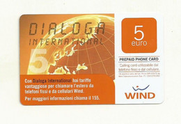 ESPAGNE PREPAID PHONE CARD WIND  5 EURO. - Otros & Sin Clasificación