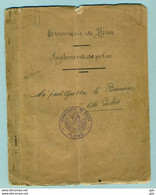 Livret Commune De Flénu 1872 " Règlement De Police " - Police & Gendarmerie