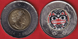 Canada 2 Dollars 2020 "Bill Reid" BiMetallic Coloured UNC - Canada