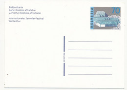 SUISSE => Entiers Postaux (CP) => Internationales Sammler-Festival WINTERTHUR - 1 Neuf, 1 Obl Premier Jour 29/8/1996 - Enteros Postales