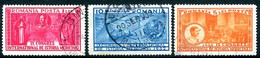 ROMANIA 1932 Medical History Congress Used.   Michel 443-45 - Oblitérés