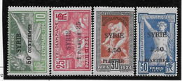 Syrie N°122/125 - Neuf * Avec Charnière - TB - Unused Stamps