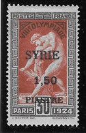 Syrie N°124 - Neuf * Avec Charnière - TB - Neufs