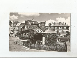 BASTOGNE CARTE PHOTO PLACE GENERAL MAC AULIFFE (TANK) 603 - Bastogne