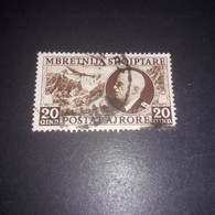 PL2803 REGNO D'ITALIA TERRITORI OCCUPATI ALBANIA 1939 POSTA AEREA EFFIGIE DI VITTORIO EMANUELE III "XO" - Albanie