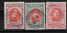 Belgique _ Croix Rouge-  (1914 ) N°132/134 Oblit - 1914-1915 Croix-Rouge
