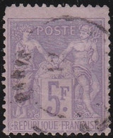 France    .  Y&T    .    95   (2 Scans)     .   O     .    Oblitéré - 1876-1898 Sage (Type II)
