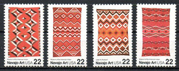 USA. N°1673-6 De 1980. Tapis Navajos. - Indiens D'Amérique