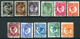 ROMANIA 1930 King Carol II Definitive LHM / *   Michel 375-85 - Gebraucht