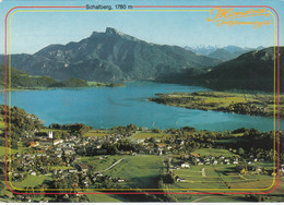 756) MONDSEE - Mit Schafberg - Vordergrund Autobahn Salzburg Wien - Tolle ältere AK - Mondsee