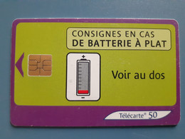 F1272A 50U SO3 04/03 - Batterie à Plat 50U - 2003