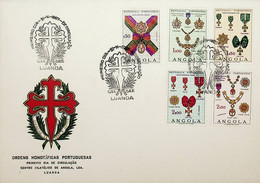 1967 Angola FDC Ordens Honoríficas Portuguesas - Angola
