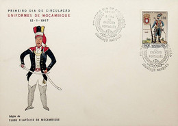 1967 Moçambique FDC Uniformes Do Exército - Mozambique