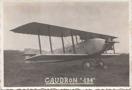 Aviation - Avion Caudron "138" - Biplan - Publicité Aviarex Vêtements Cuir Parachutes - Photographie - 1914-1918: 1. Weltkrieg