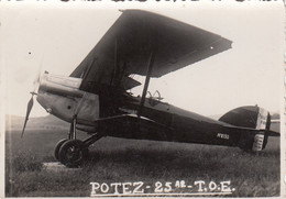 Aviation - Avion Potez 25 A2  T.O.E. - Photographie - 1914-1918: 1ra Guerra