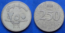 LEBANON - 250 Livres 2006 KM# 36 Asia - Edelweiss Coins - Libano