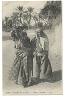 CPA FEMMES NOMADES / 1920 MAROC / AVEC CORRESPONDANCE POUR  VICHY - Briefe U. Dokumente