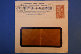 I 3 MAROC BELLE LETTRE A FENETRE 1939 CASABLANCA + AFRANCH INTERESSANT - Cartas & Documentos