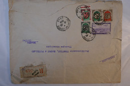 I 3 ALGERIE BELLE LETTRERECOM. 1948 ORAN POUR ROANNE FRANCE + AFRANCH INTERESSANT - Storia Postale