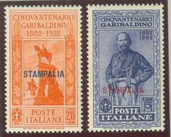 ITALIA COLONIE EGEO STAMPALIA SASS. 17 - 26 NUOVI - Aegean (Stampalia)