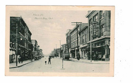 NORTH BAY, Ontario, Canada, Main Street & Stores, 1920's Cars, Old WB PECO Postcard, Nipissing County - North Bay