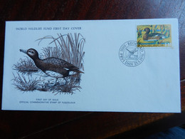 12.3) JUGOSLAVIA WORLD WILDLIFE FUND FIRST DAY COVER 1976 VADUZ BEOGRAD - Sonstige & Ohne Zuordnung