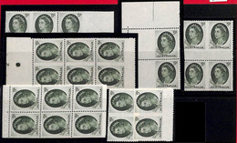 94738 - AUSTRALIA - STAMPS - SG  # 354 - Lot Of Stamps : PERFORATION Errors  MNH - Varietà & Curiosità