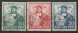 Germany 1949 Sc 662-4  Set Used - Used