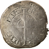 Monnaie, France, Jean II Le Bon, Gros Blanc Aux Fleurs De Lis, B+, Billon - 1350-1364 Giovanni II Il Buono